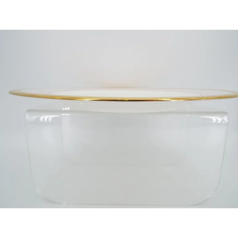 Pair of Mary Kay China Pink with Gold Encrusted Band 10-5/8